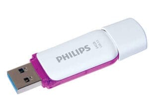 Philips FM64FD75B USB-nøgle 64 GB USB Type-A 3.2 Gen 1 (3.1 Gen 1) Lilla, Hvid