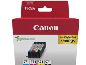 Canon 0386C008 blækpatron 4 stk Original Sort, Blå, Magenta, Gul