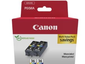 Canon 1511B025 blækpatron 2 stk Original Sort, Blå, Magenta, Gul