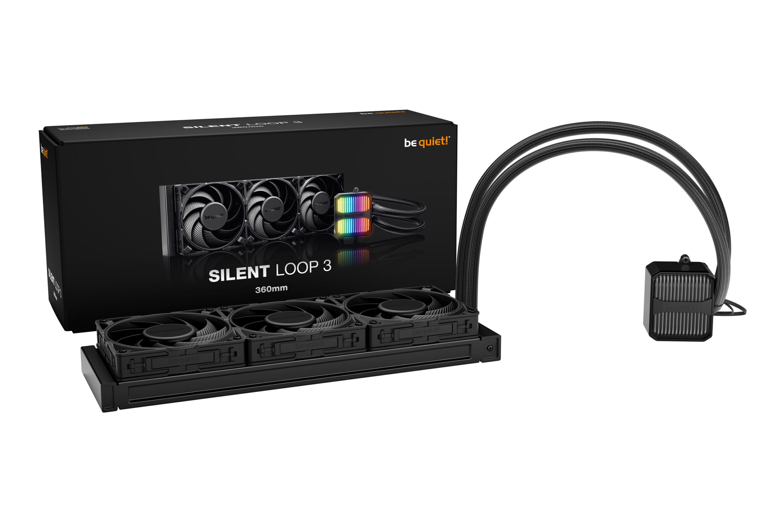 be quiet! Silent Loop 3 360 mm Processor Alt-i-en væskekøler 12 cm Sort 1 stk - Billede 6