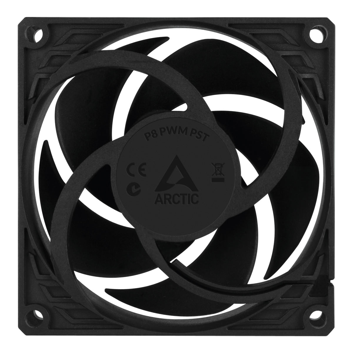 ARCTIC P8 PWM PST Computerkabinet Ventilator 8 cm Sort - Billede 4
