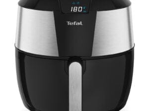 Tefal Easy Fry EY701 Enkelt 5,6 L Enkeltstående 1700 W Varmluftsteger Sort, Rustfrit stål