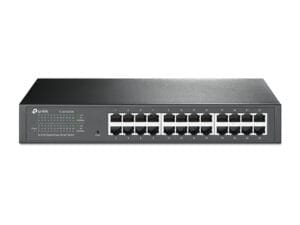 TP-Link TL-SG1024DE Administreret L2 Gigabit Ethernet (10/100/1000) 1U Sort