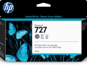 HP 727 130-ml Gray DesignJet Ink Cartridge blækpatron 1 stk Original Standard udbytte