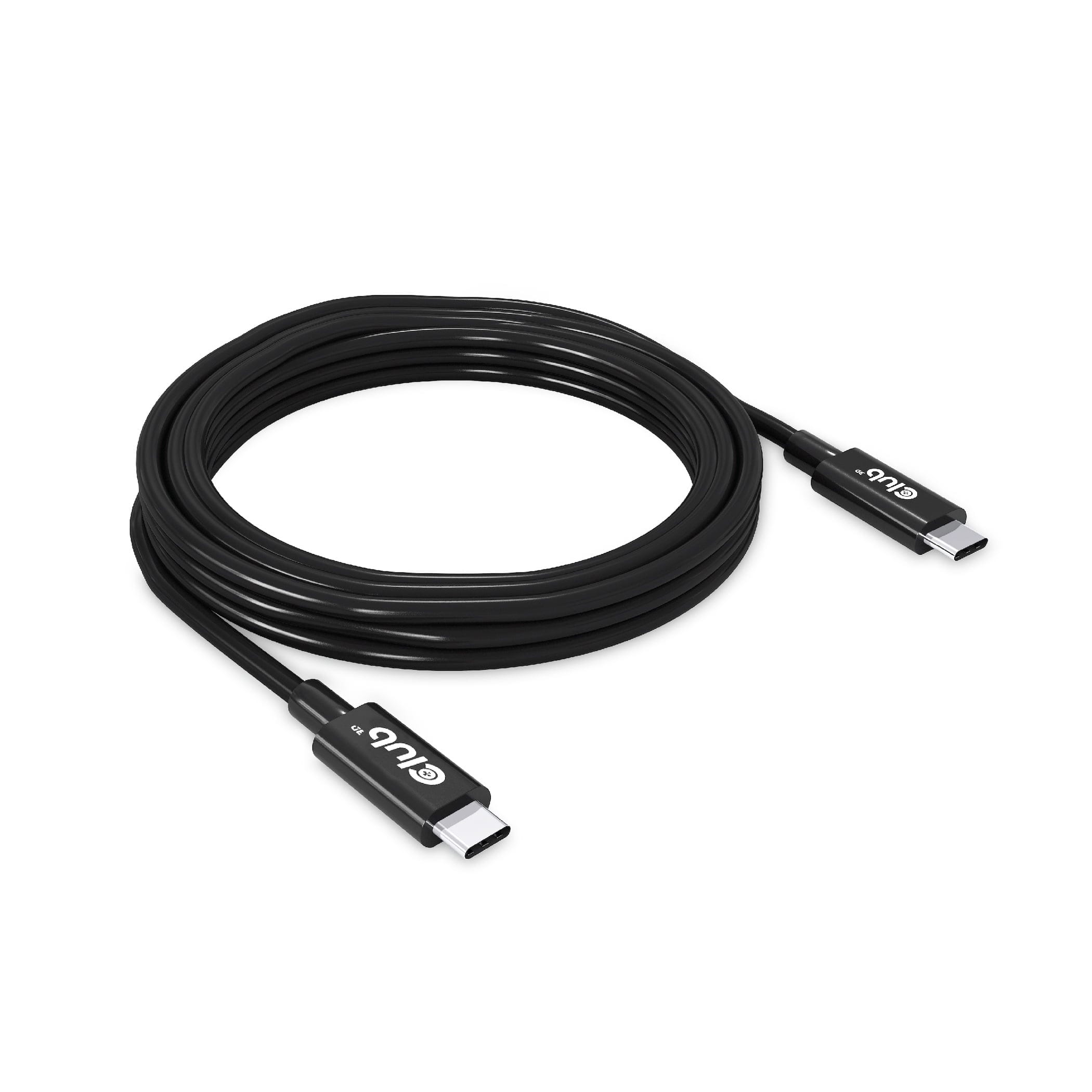CLUB3D CAC-1579 USB-kabel 3 m USB4 Gen 3x2 USB C Sort - Billede 2