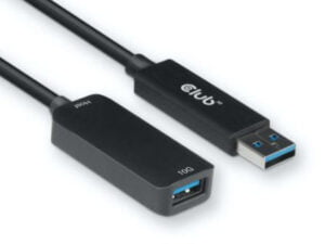 CLUB3D CAC-1411 USB-kabel 5 m USB 3.2 Gen 2 (3.1 Gen 2) USB A Sort