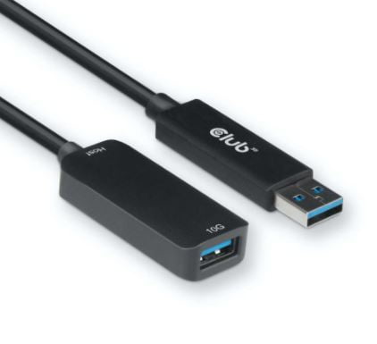 CLUB3D CAC-1411 USB-kabel 5 m USB 3.2 Gen 2 (3.1 Gen 2) USB A Sort