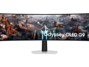 Samsung Odyssey LS49CG934SUXEN computerskærm 124,5 cm (49") 5120 x 1440 pixel DQHD OLED Sølv