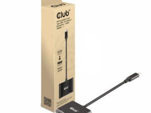 CLUB3D CSV-1552 USB grafisk adapter Sort