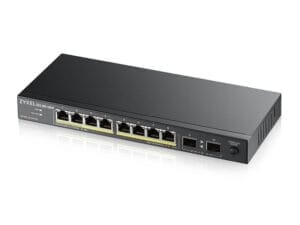 Zyxel GS1100-10HP v2 Ikke administreret Gigabit Ethernet (10/100/1000) Strøm over Ethernet (PoE) Sort