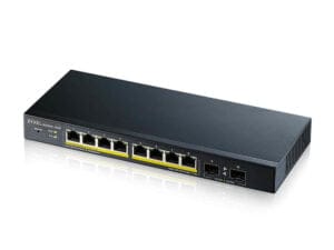 Zyxel GS1900-10HP Administreret L2 Gigabit Ethernet (10/100/1000) Strøm over Ethernet (PoE) Sort