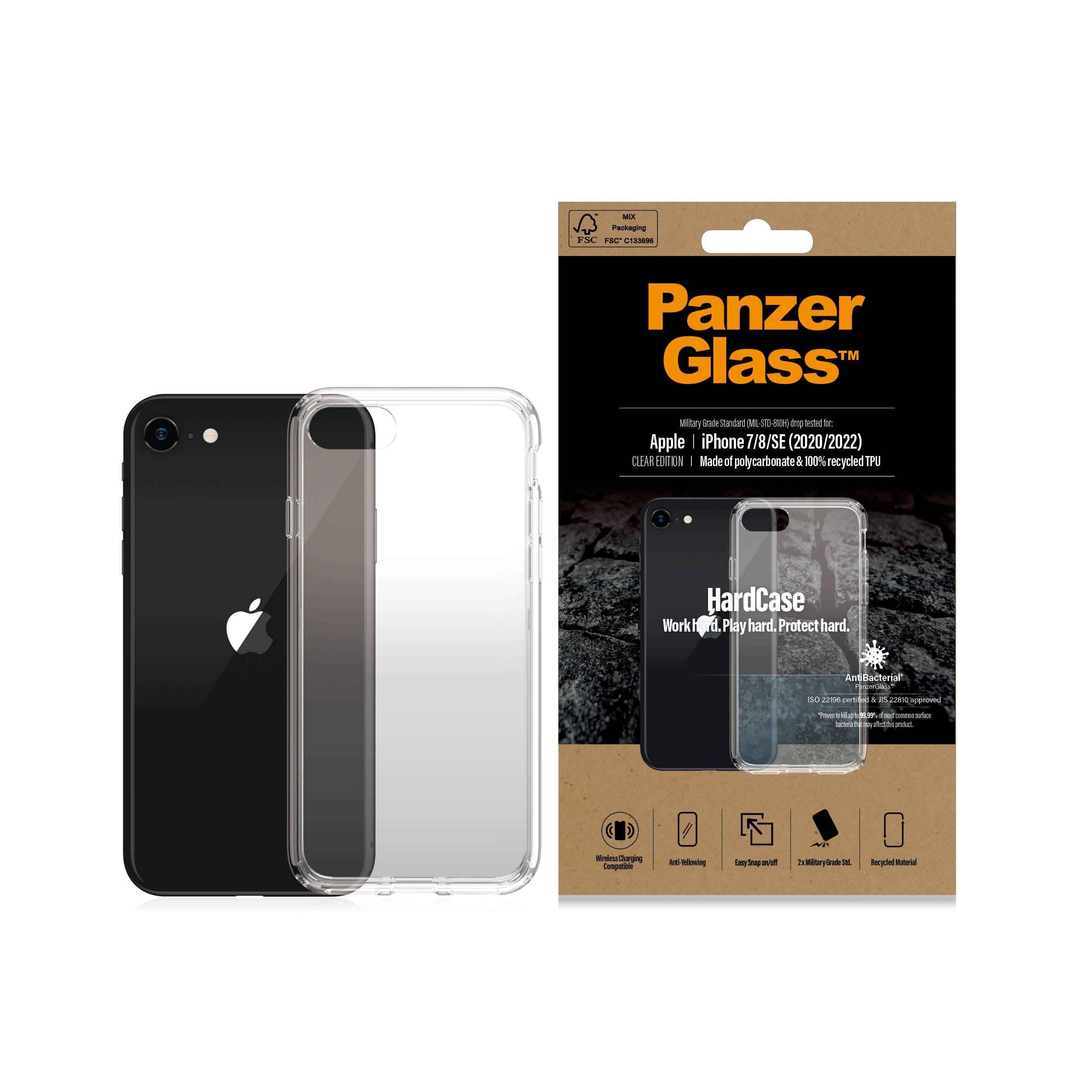 PanzerGlass 0377 mobiltelefon etui Cover Transparent - Billede 3