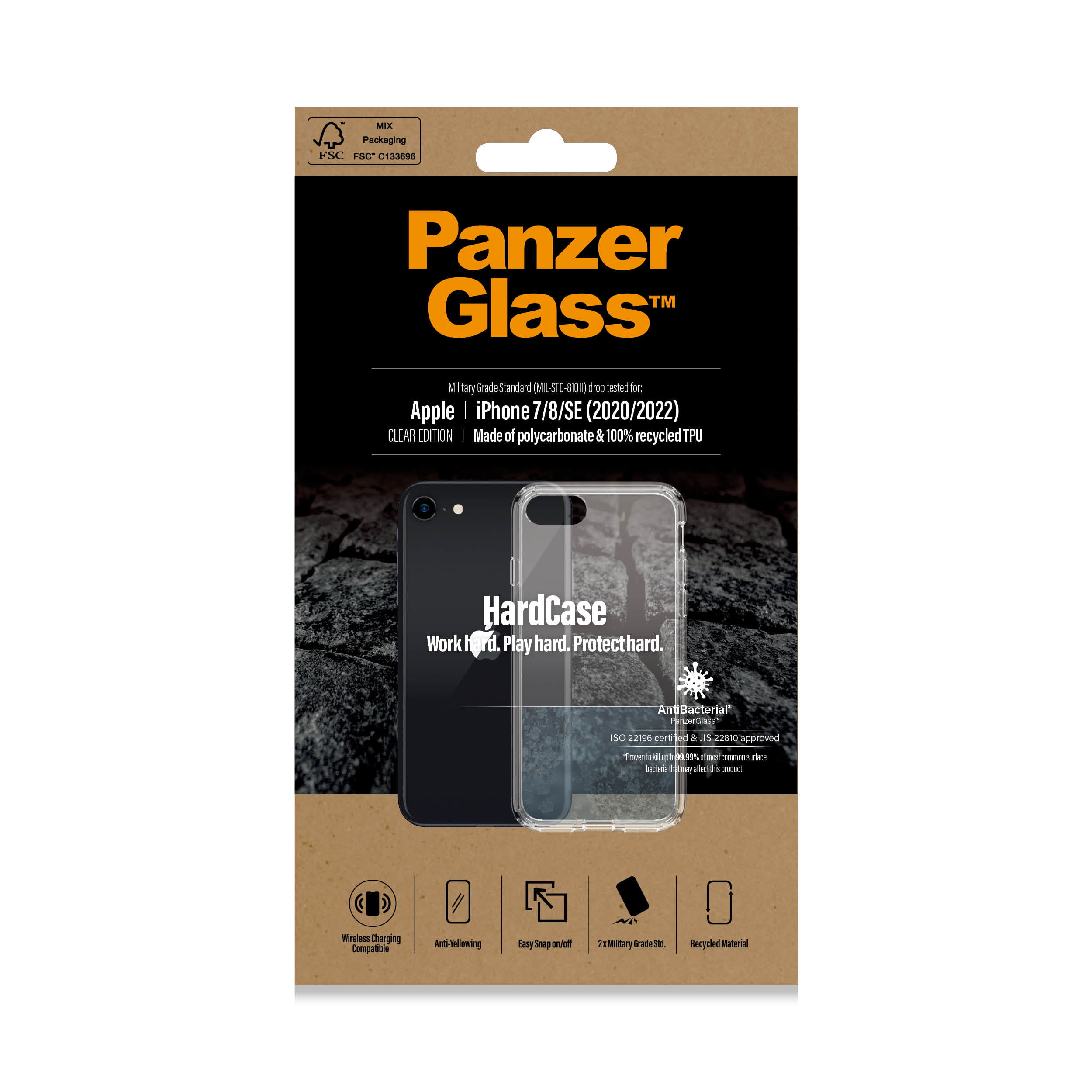 PanzerGlass 0377 mobiltelefon etui Cover Transparent - Billede 2