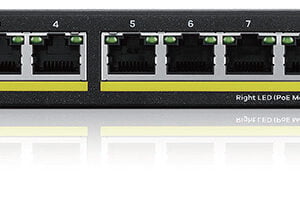 Zyxel GS1915-8EP Administreret L2 Gigabit Ethernet (10/100/1000) Strøm over Ethernet (PoE) Sort