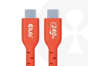 CLUB3D CAC-1573 USB-kabel 2 m USB4 Gen 2x2 USB C Rød