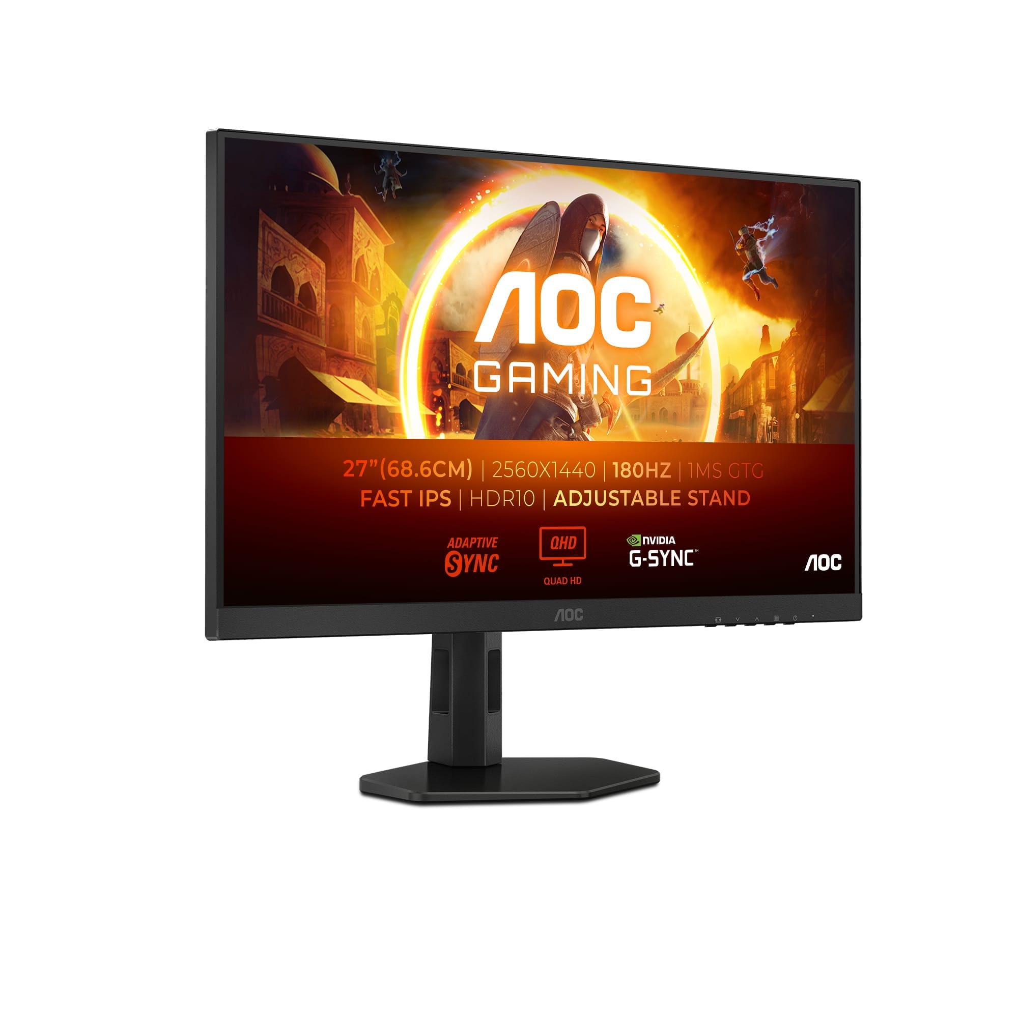 AOC G4 Q27G4XF computerskærm 68,6 cm (27") 2560 x 1440 pixel Quad HD LED - Billede 3