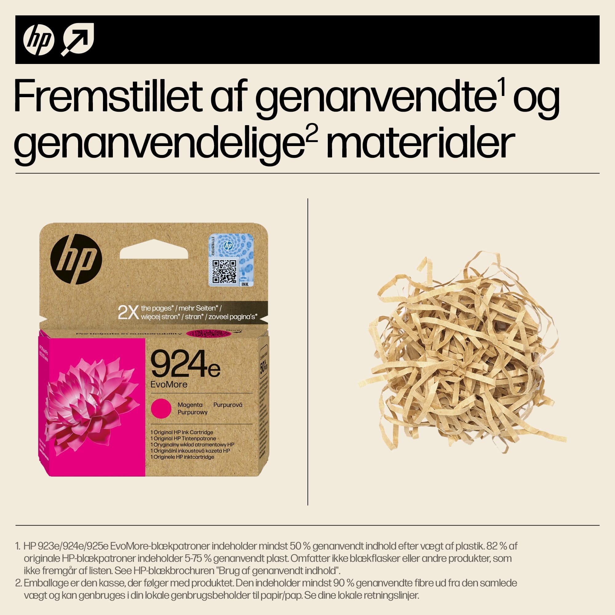 HP 924e EvoMore Magenta Original Ink Cartridge blækpatron 1 stk - Billede 11
