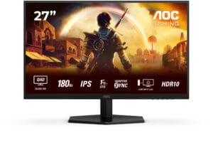 AOC G4 Q27G42XE computerskærm 68,6 cm (27") 2560 x 1440 pixel Quad HD Sort, Rød