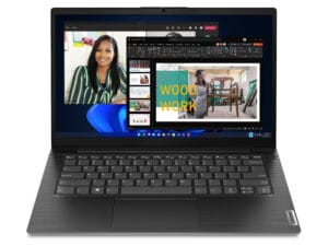 Lenovo V14 AMD Ryzen™ 5 7520U Laptop 35,6 cm (14") Fuld HD 16 GB LPDDR5-SDRAM 512 GB SSD Wi-Fi 6 (802.11ax) Windows 11 Pro Nordisk Sort