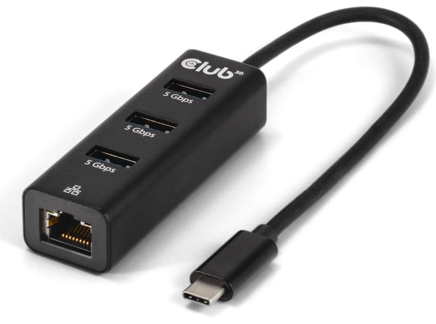 CLUB3D CSV-1549 interface hub USB Type-C 5000 Mbit/s Sort - Billede 2