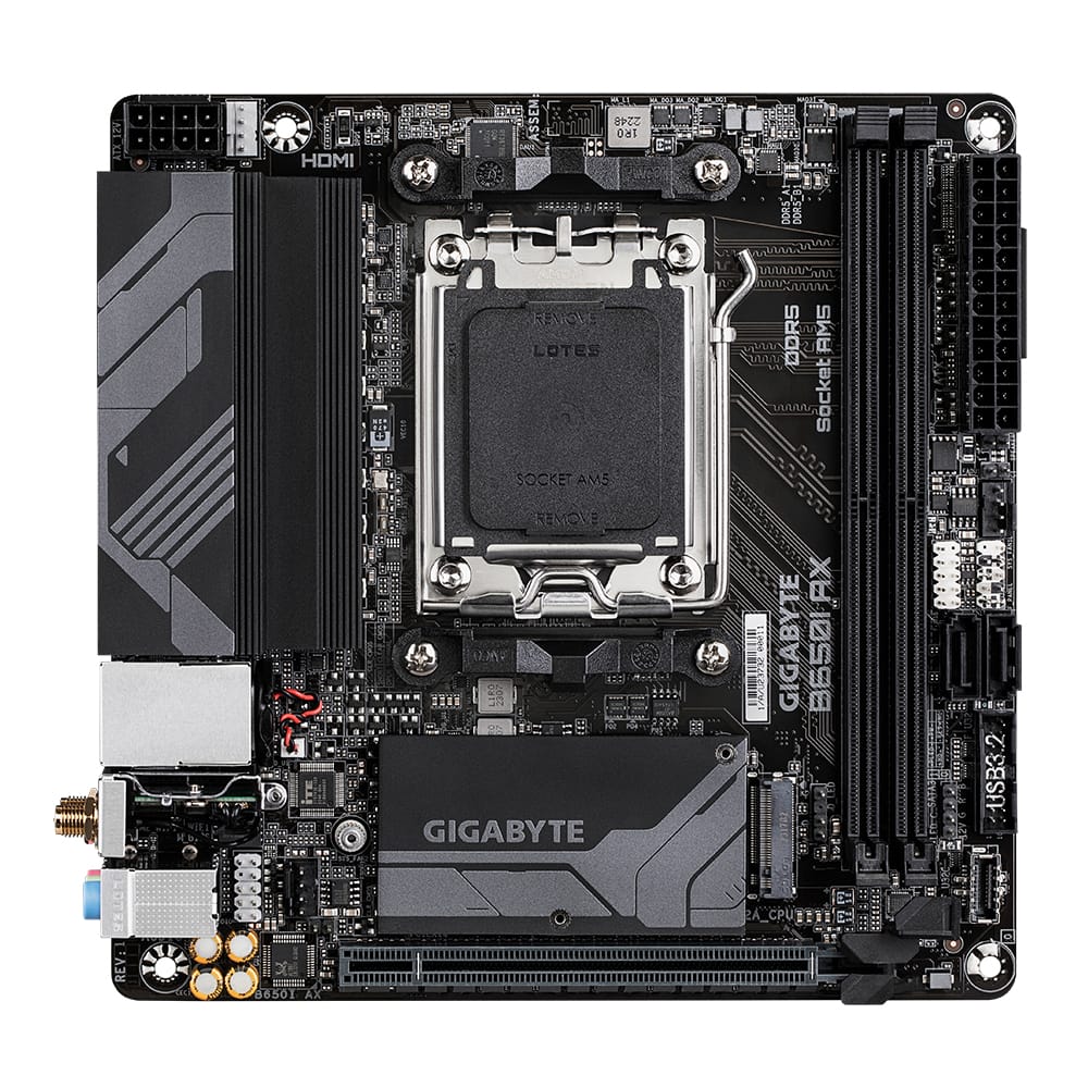 GIGABYTE B650I AX bundkort AMD B650 Sokkel AM5 mini ITX - Billede 2