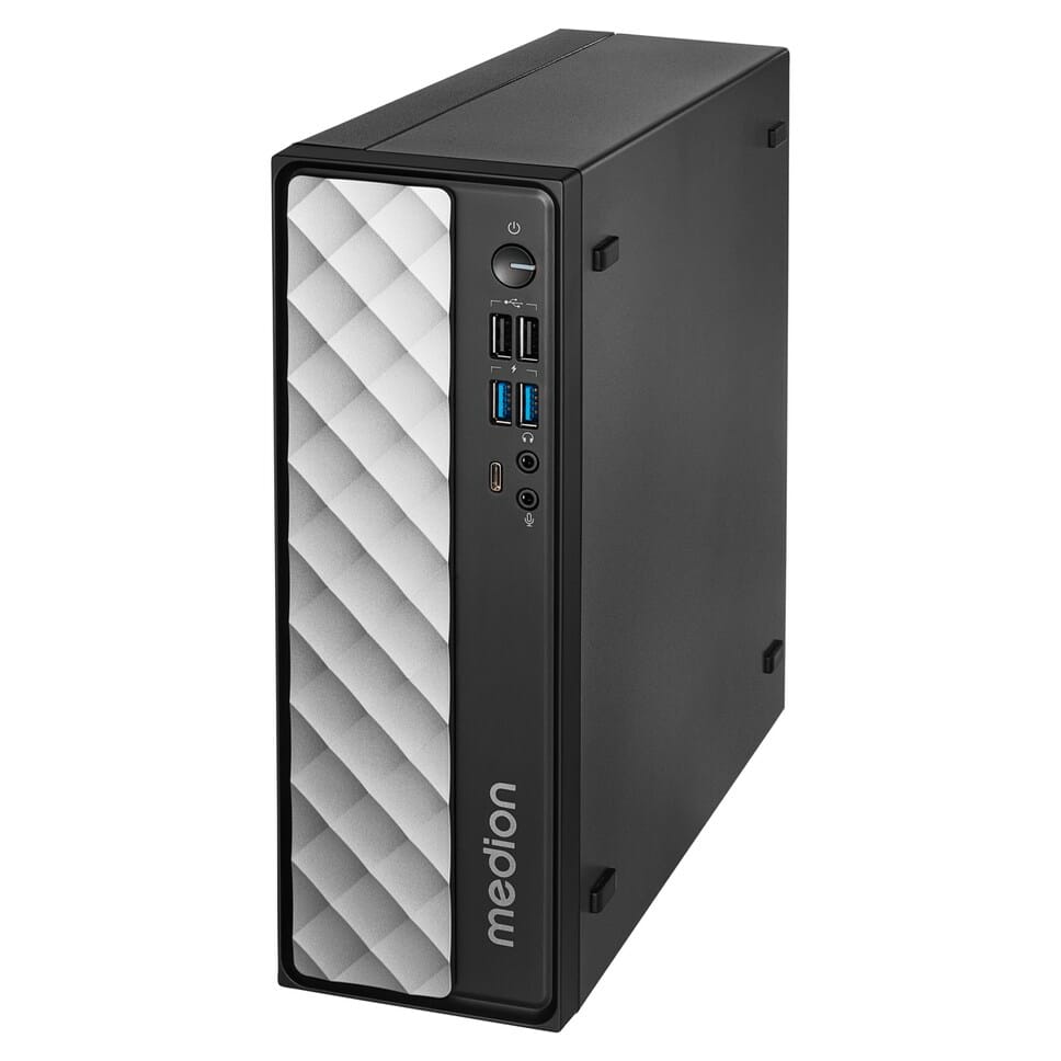 MEDION T80 MINI PC Intel® Core™ i5 i5-12450H 16 GB DDR4-SDRAM 512 GB SSD Sort, Grå - Billede 7
