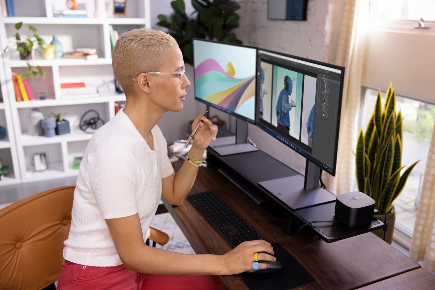 HP Thunderbolt Dock 280W G4 w/Combo Cable Ledningsført Thunderbolt 4 Sort - Billede 8