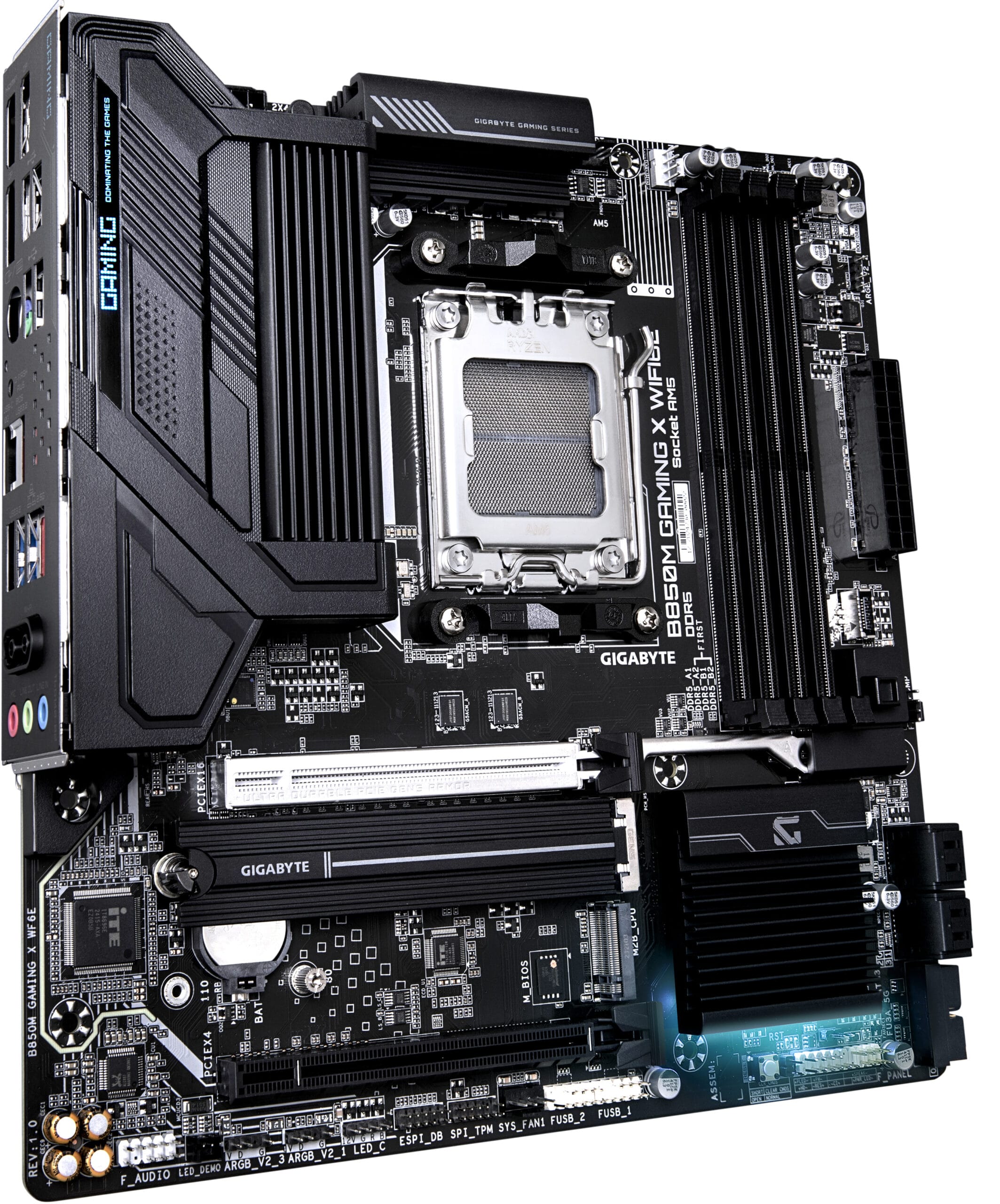 GIGABYTE B850M GAMING X WIFI6E AMD B850 Sokkel AM5 micro ATX - Billede 3