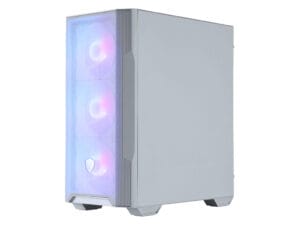 MSI MAG FORGE M100R Midi Tower Transparent, Hvid