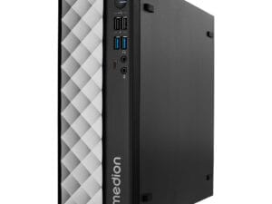 MEDION T80 MINI PC Intel® Core™ i5 i5-12450H 16 GB DDR4-SDRAM 512 GB SSD Sort, Grå