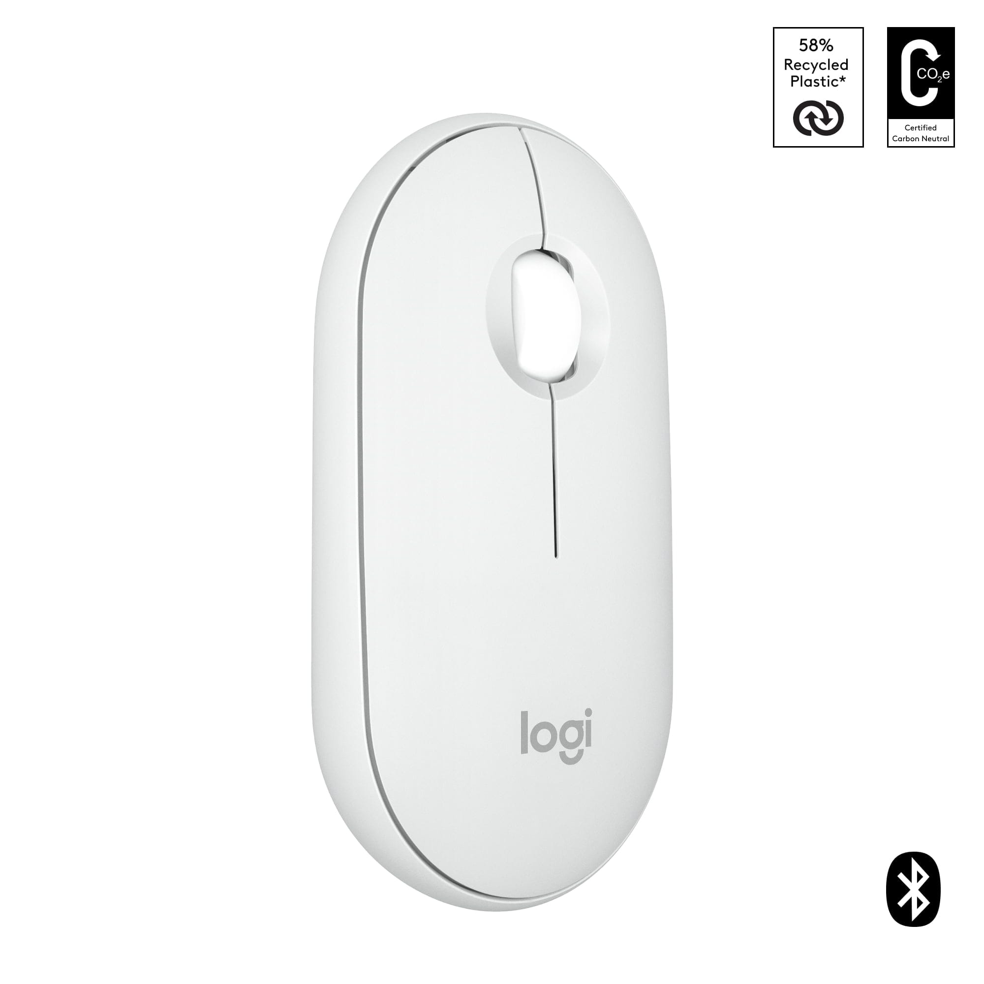Logitech Pebble 2 M350s mus Ambidextrous RF trådløs + Bluetooth Optisk 4000 dpi - Billede 2