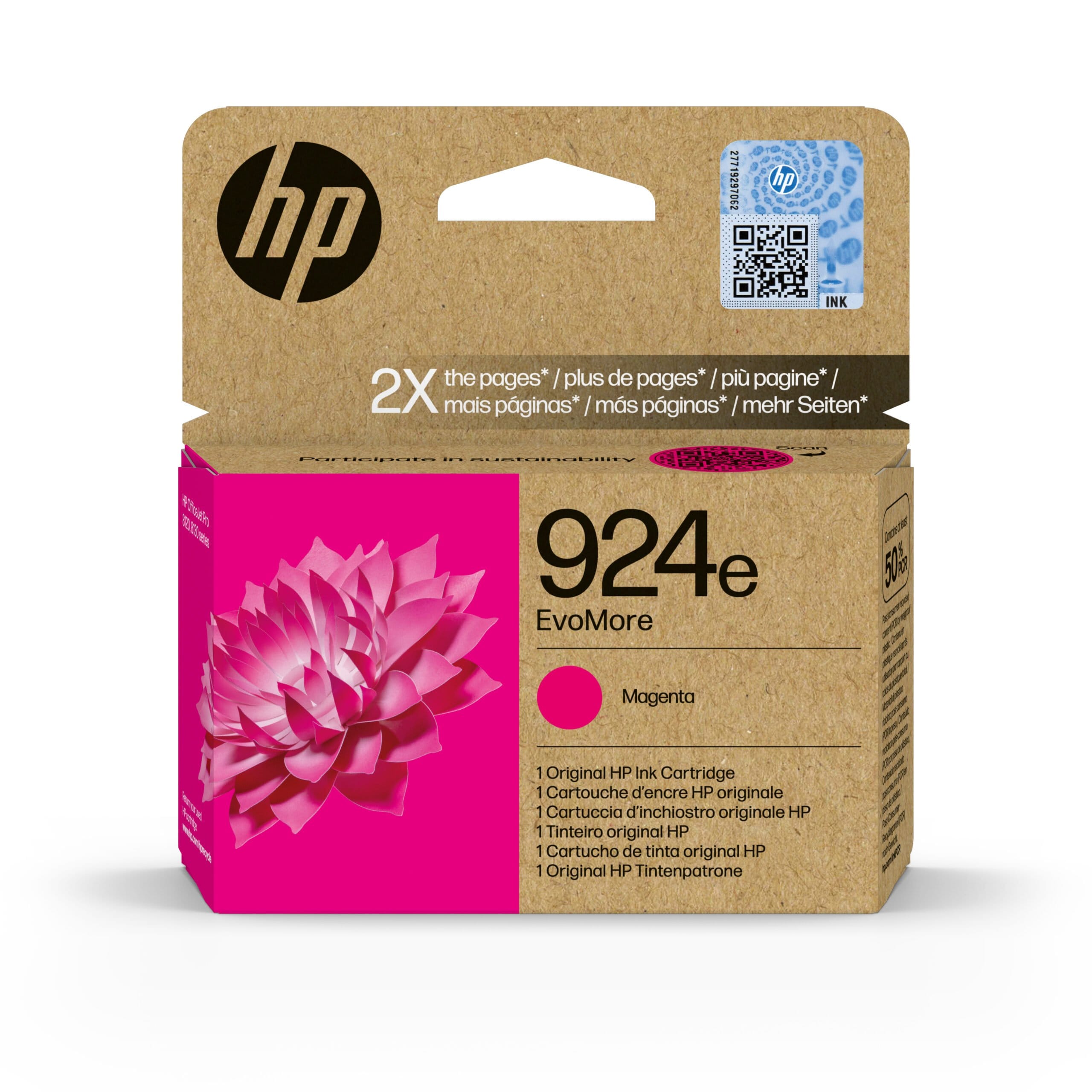 HP 924e EvoMore Magenta Original Ink Cartridge blækpatron 1 stk - Billede 16