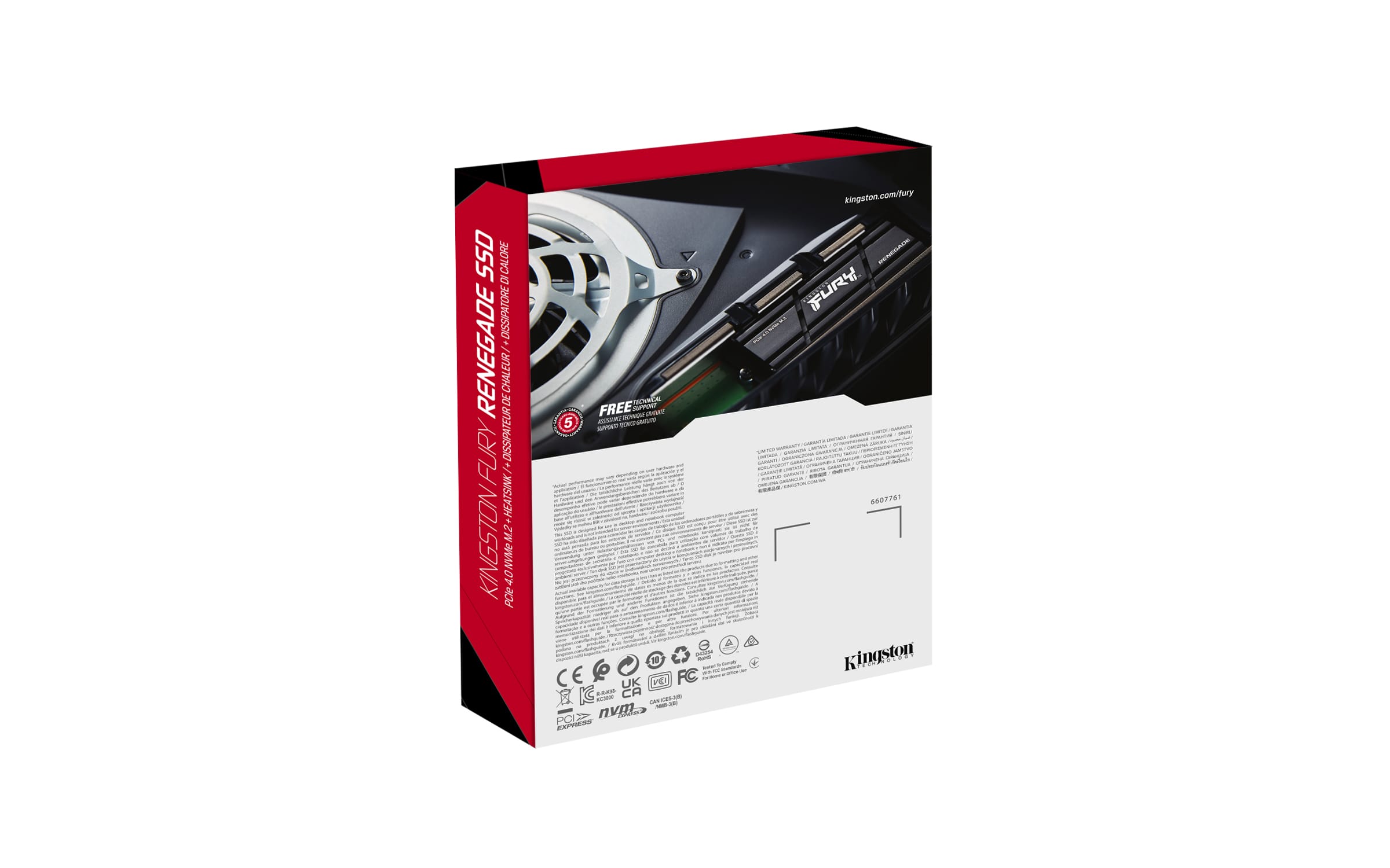 Kingston Technology FURY Renegade 4 TB M.2 PCI Express 4.0 3D TLC - Billede 5