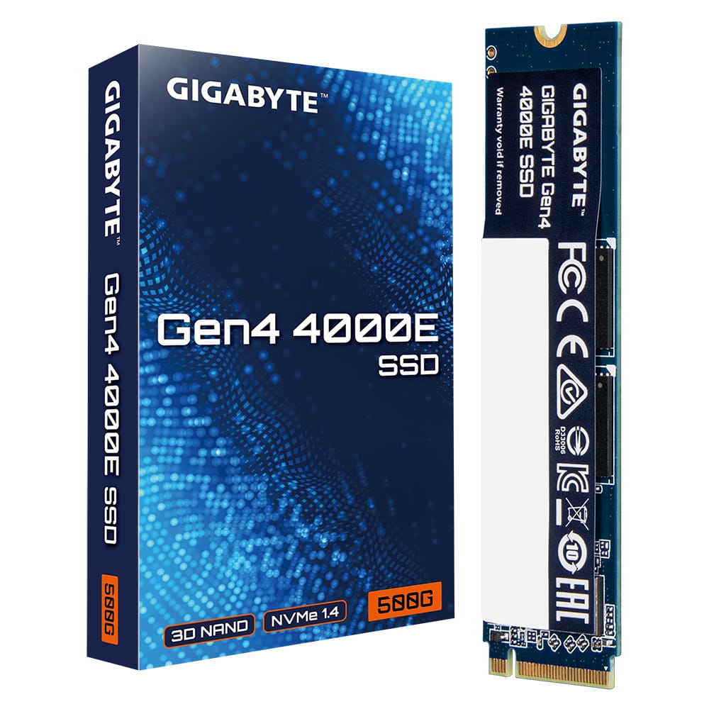 GIGABYTE Gen4 4000E 500 GB M.2 PCI Express 4.0 NVMe 3D NAND - Billede 5