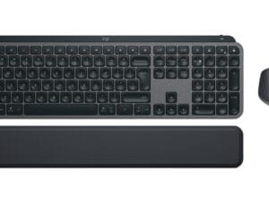 Logitech MX Keys S Combo tastatur Mus inkluderet RF trådløs + Bluetooth QWERTY US International Grafit