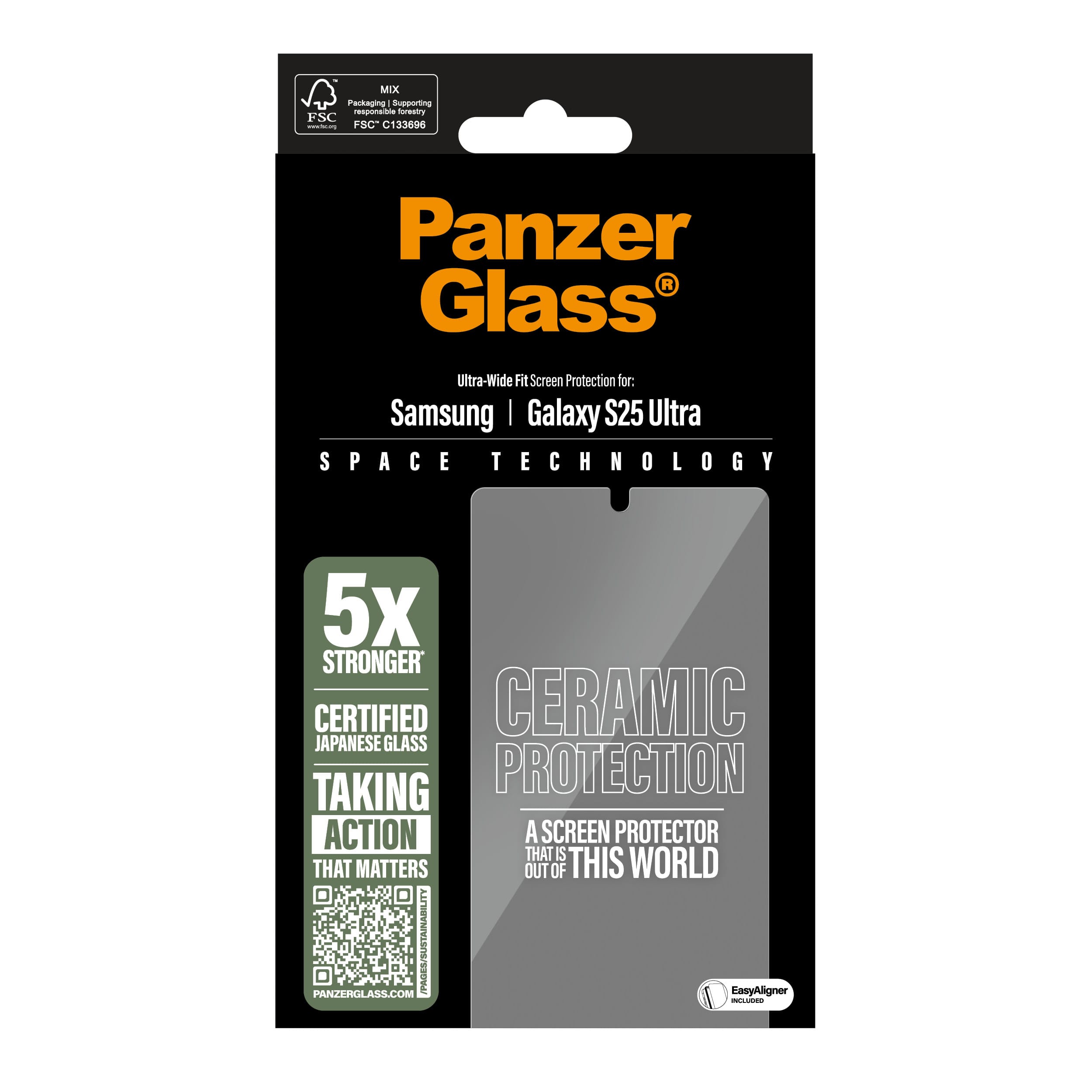 PanzerGlass Ultra Wide Fit Ceramic Klar skærmbeskytter 1 stk - Billede 3