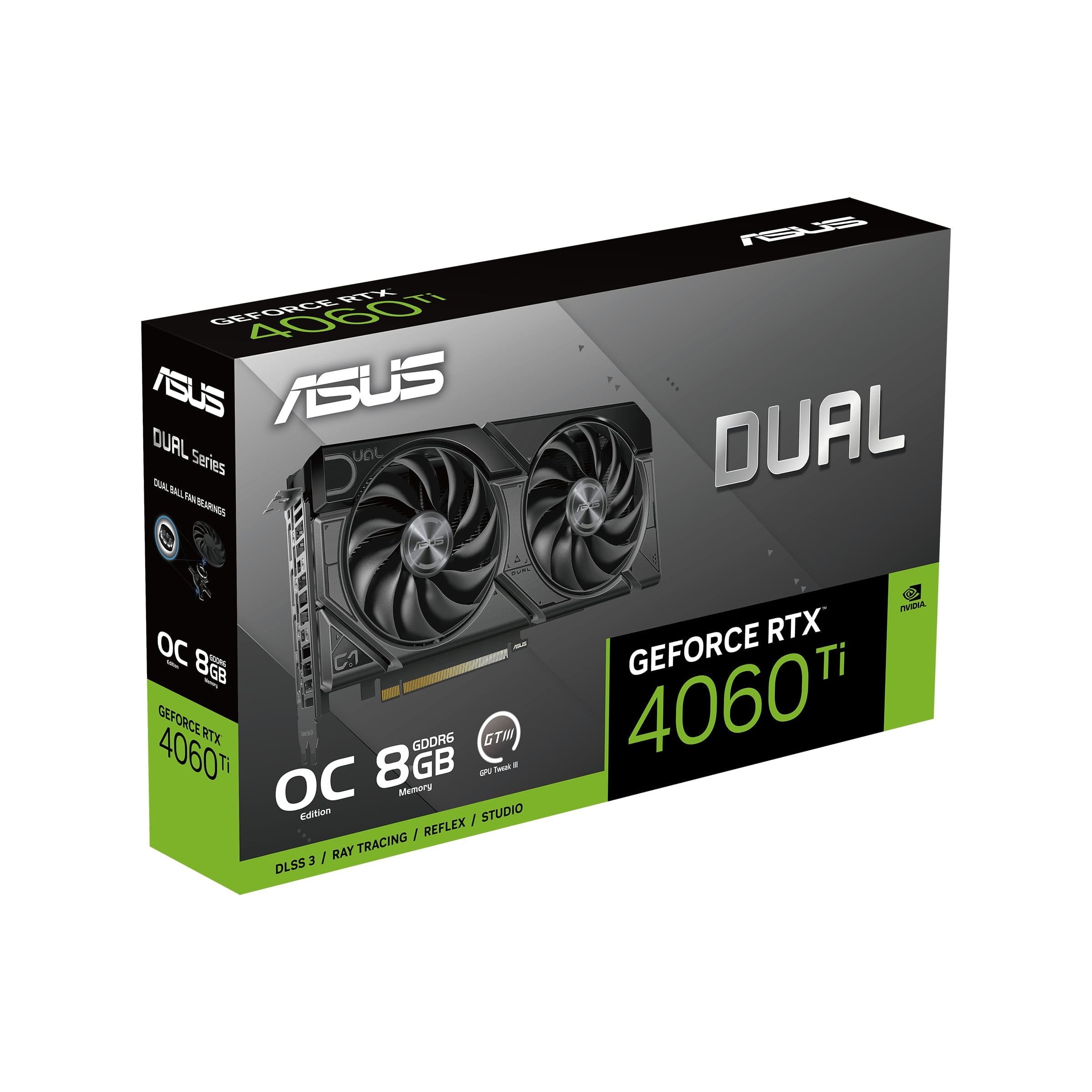 ASUS Dual -RTX4060TI-O8G-EVO NVIDIA GeForce RTX 4060 Ti 8 GB GDDR6 - Billede 12
