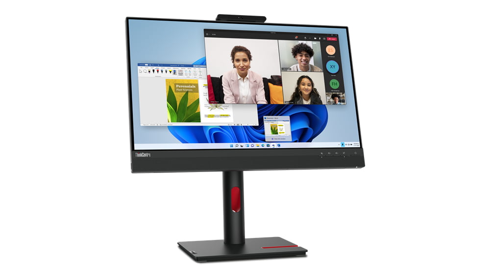 Lenovo ThinkCentre Tiny-In-One 24 LED display 60,5 cm (23.8") 1920 x 1080 pixel Fuld HD Sort
