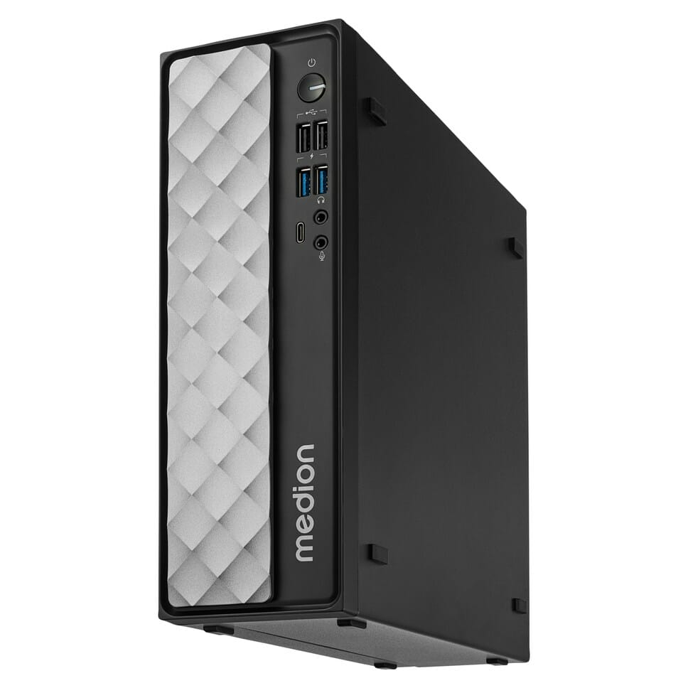 MEDION T80 MINI PC Intel® Core™ i5 i5-12450H 16 GB DDR4-SDRAM 512 GB SSD Sort, Grå - Billede 8