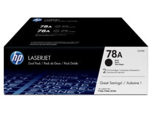HP 78A 2-pack Black Original LaserJet Toner Cartridges tonerpatron 2 stk