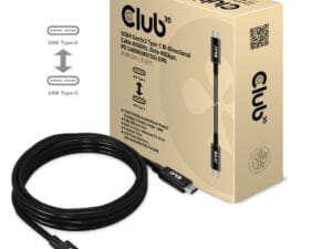 CLUB3D CAC-1578 USB-kabel 2 m USB4 Gen 3x2 USB C Sort