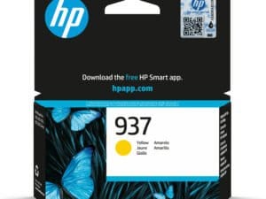 HP 937 Yellow Original Ink Cartridge blækpatron 1 stk Standard udbytte