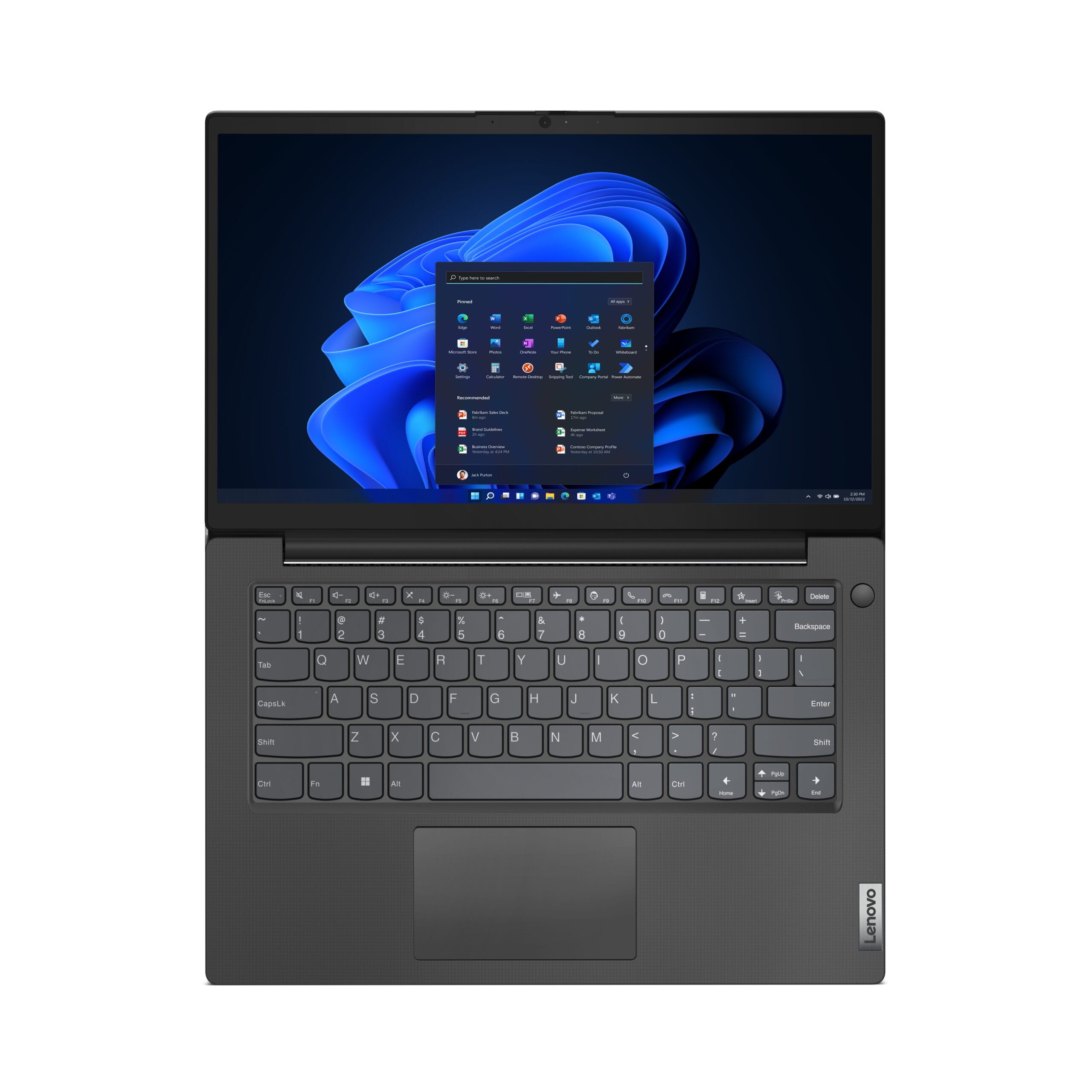 Lenovo V14 AMD Ryzen™ 5 7520U Laptop 35,6 cm (14") Fuld HD 16 GB LPDDR5-SDRAM 512 GB SSD Wi-Fi 6 (802.11ax) Windows 11 Pro Nordisk Sort - Billede 7